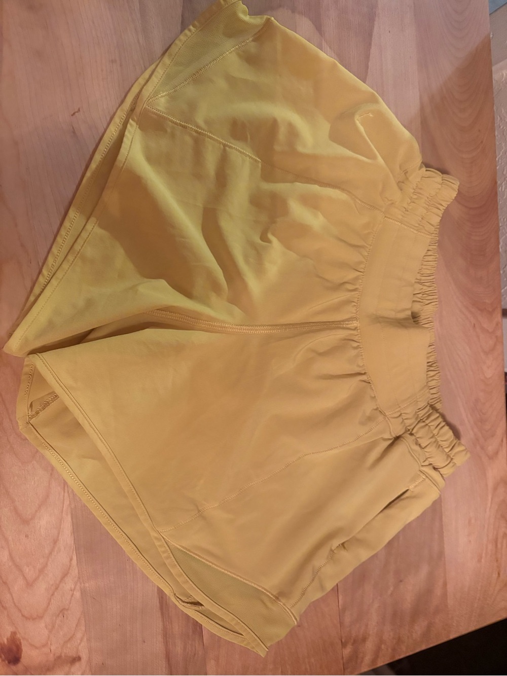 lululemon athletica Yellow High-Rise Athletic Shorts